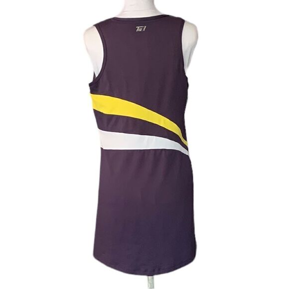 Tail Navy Stripe Accents Tennis Dress Sz M - Picture 2 of 5